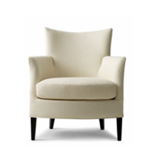 Bench Sessel Dragonfly Low in cremefarbenem Stoff  zum Sonderangebots-Preis