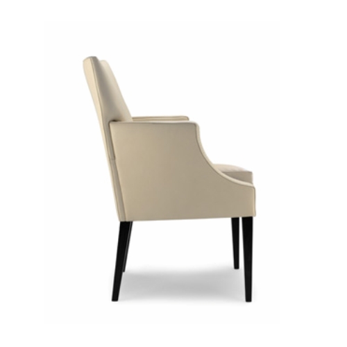 Bench Armlehnstuhl Labda DC in cremefarbenem Leder  zum Sonderangebots-Preis