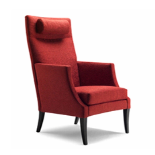 Bench Hochlehn-Sessel Labda Occasional High in rot mit Nackenkissen  zum Sonderangebots-Preis