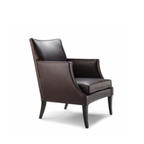 Bench Sessel Labda Occasional Low in dunkelbraun  zum Sonderangebots-Preis