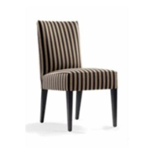 Bench Stuhl Mosa DC side mit gold-schwarz gestreiftem Stoff  zum Sonderangebots-Preis