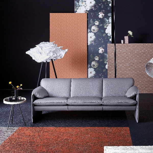 Leolux Sofa Bora Bora 834 in silbergrau