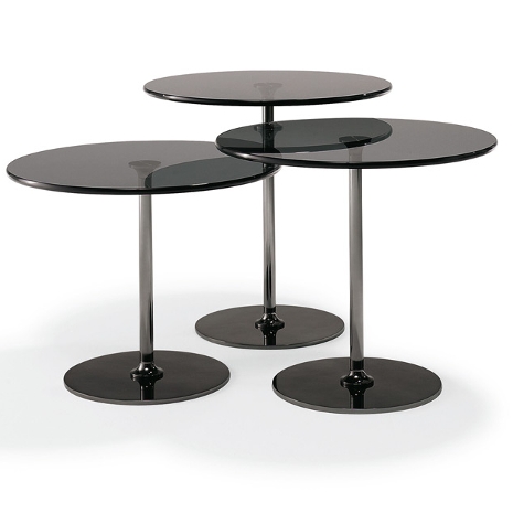 Draenert Largo 1010 Glastische in rauchglas