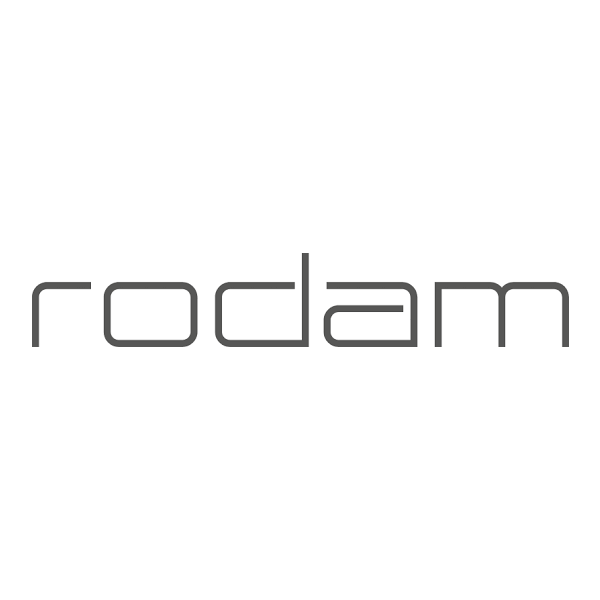 Logo rodam in schwarz