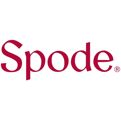 Logo von Spode in rot