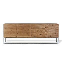 Form exclusiv Kuub dreitürige Anrichte mit drei Schubladen, Eiche geölt