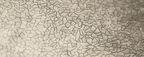 Casadeco Tapete Chrome mit Gold-Struktur