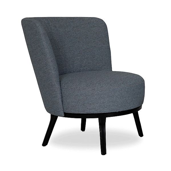 BW Sessel Polo Cocktail im grauem Stoffbezug als sonderpreis.