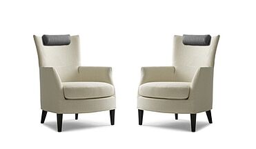 hellbeiger Sessel Dragonfly High von Bench zum Sonderpreis