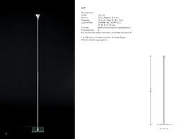 kleiner Raumstrahler Lot von VS Manufaktur mit Zeichnung
