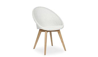 Vincent Sheppard Lloyd Loom-Stuhl Jack OAK, weißes Geflecht