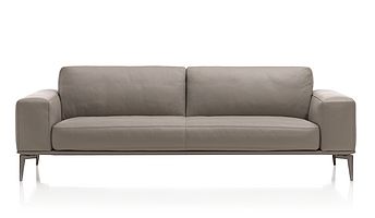 Cierre Sofa Aida A in beigem Leder 
