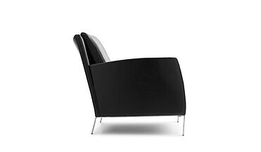 Bench Sessel Firefly Chair in schwarz mit Edelstahlfüßen als Sonderangebot