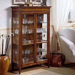 Ebanart Veneziano 5127PV Vitrinenschrank aus KLirschbaum 