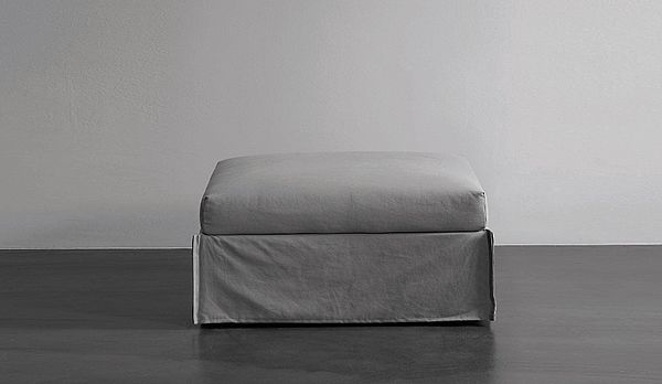 Meridiani Schlafbett Fox fast bed in mittelgrau