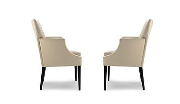 Bench Stuhl Labda DC in hellbraunem Leder zum Sonderpreis 