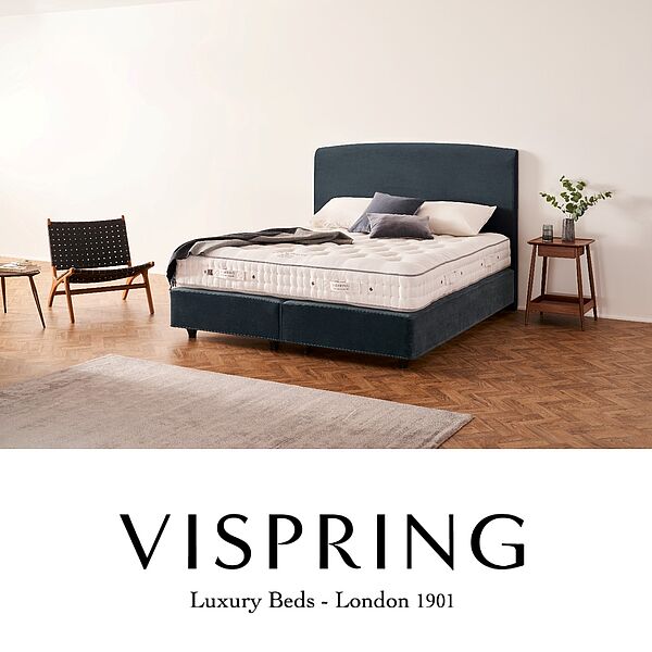 Vi-Spring Bett mit Logo
