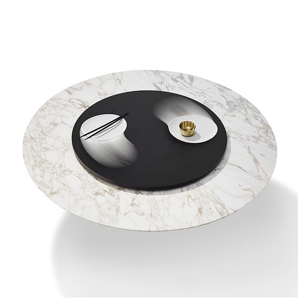 Esstisch Nelly 1511 mit bewegter Drehplatte