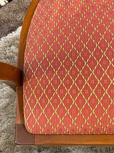 Stoffbezug von Nobilis Catogan 8505-92 auf Armlehnstuhl von Ebanart