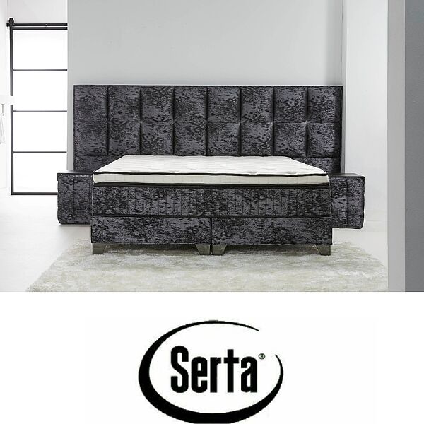 Serta Bett mit Logo