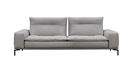 Sofa Carlton von Cierre in grauem Leder