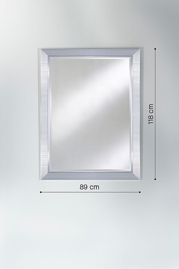 Bremen Large rect. von Deknudt, alu silber gebürstet